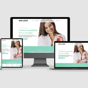 Imagem do site responsivo em computador, notebook, tablet e celular