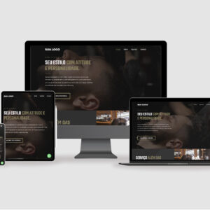 Site Profissional Moderno para Barbearias e Barbeiros (Página única)